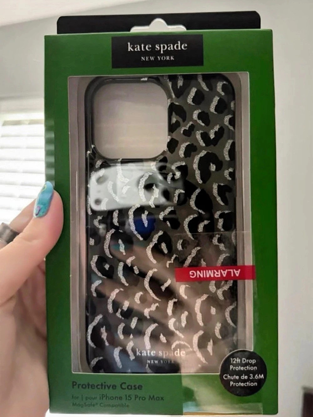 kate spade Protective Case for iPhone 15 Pro Max Animal Print Phone Case NWT